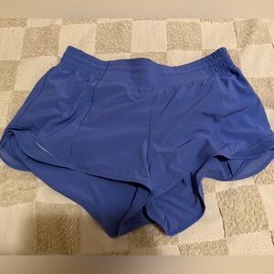 Lululemon hotty hot 2.5 inch inseam size 14 Blue/purple Athletic Shorts